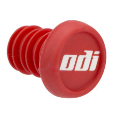 Stūres rokturu korķi ODI BMX 2-Color Push-In Red