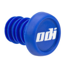 Stūres rokturu korķi ODI BMX 2-Color Push-In Blue
