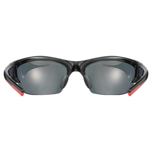 Glasses Uvex blaze III black red / mirror red