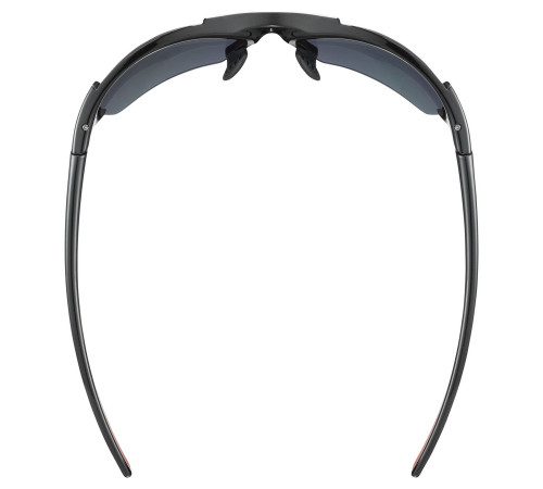 Glasses Uvex blaze III black red / mirror red