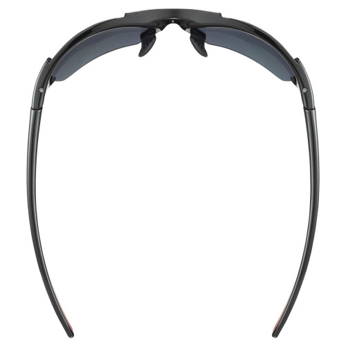 Glasses Uvex blaze III black red / mirror red