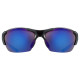 Glasses Uvex blaze III black blue / mirror blue