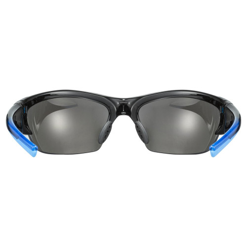Glasses Uvex blaze III black blue / mirror blue