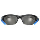 Glasses Uvex blaze III black blue / mirror blue