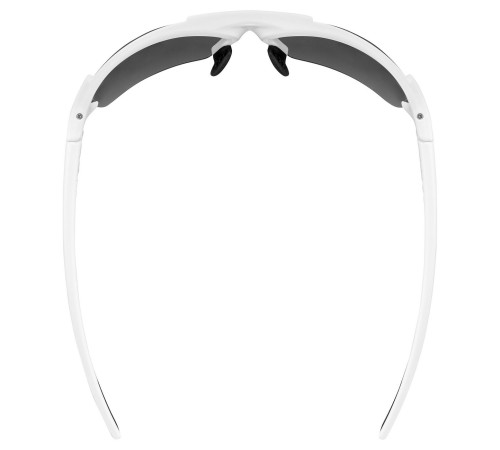 Glasses Uvex blaze III white black / litemirror silver