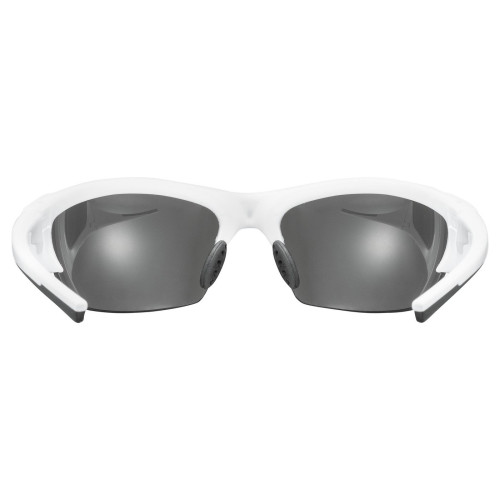 Glasses Uvex blaze III white black / litemirror silver