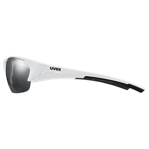 Glasses Uvex blaze III white black / litemirror silver