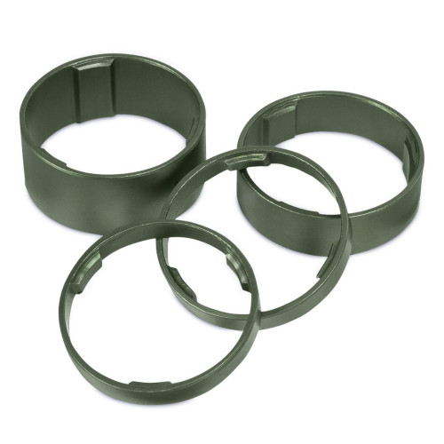 Spacer Set RFR Alu 5/10/15mm green (4 pcs.) green