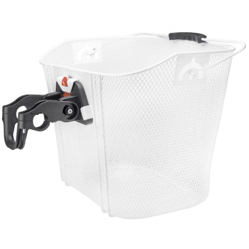 Basket front Azimut w/ plastic NEW bracket WHITE 35x26x26cm
