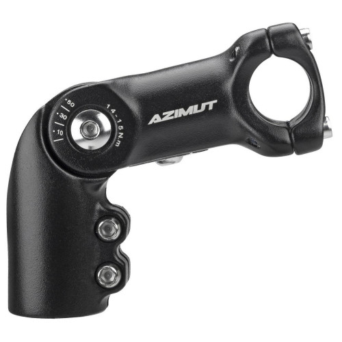 Stem Azimut Ahead Extension adjustable 25.4x28.6mm 105mm black (1015)