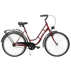 Velosipēds AZIMUT Retro 26" 2025 bordo