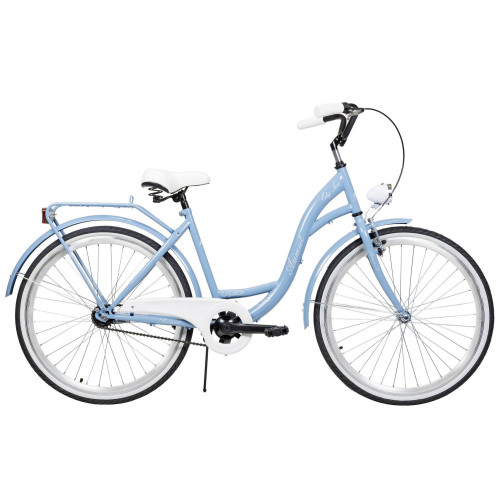 Bicycle AZIMUT City Lux 26" 2025 light blue-white