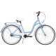 Bicycle AZIMUT City Lux 26" 2025 light blue-white