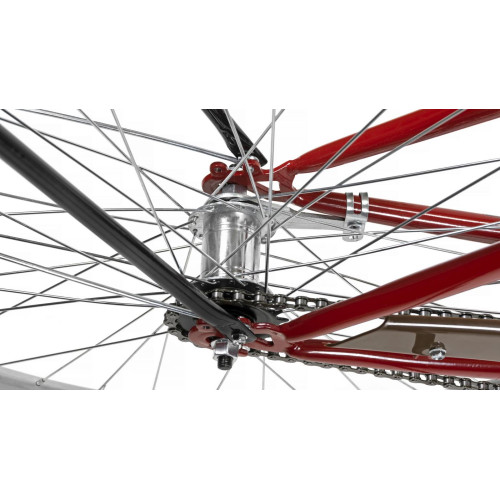 Bicycle AZIMUT City Lux 26" 2025 bordo-brown