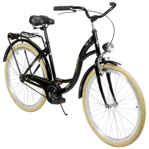 Bicycle AZIMUT City Lux 26" 2025 black-cream