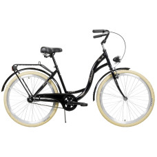 Velosipēds AZIMUT City Lux 26" 2023 black-cream