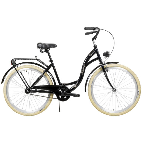 Bicycle AZIMUT City Lux 26" 2025 black-cream