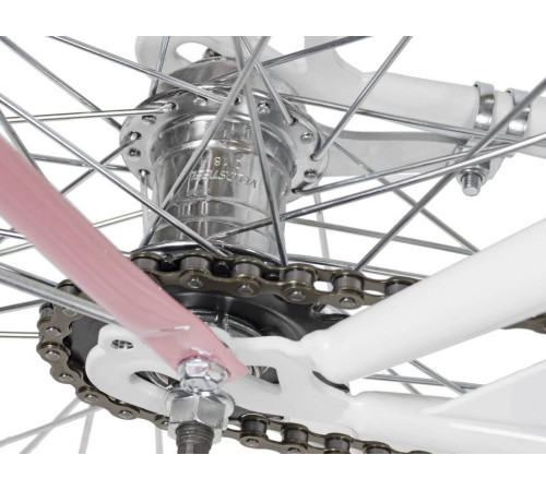 Bicycle AZIMUT City Lux 26" 2025 white-pink