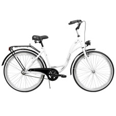 Velosipēds AZIMUT City Lux 26" 2023 white-black