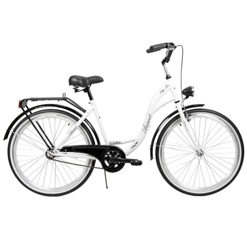 Bicycle AZIMUT City Lux 26" 2025 white-black