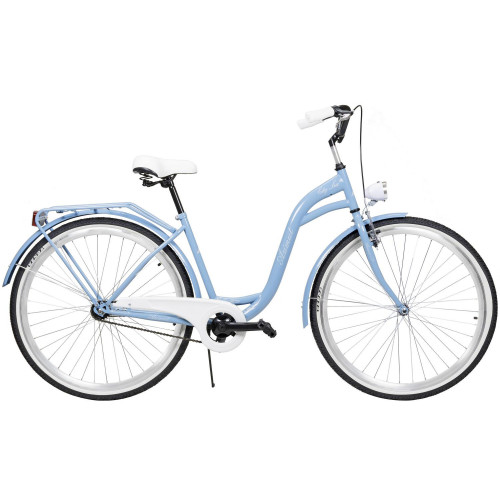 Bicycle AZIMUT City Lux 28" 2023 light blue-white