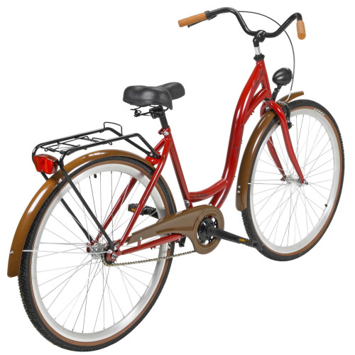 Bicycle AZIMUT City Lux 28" 2023 bordo-brown