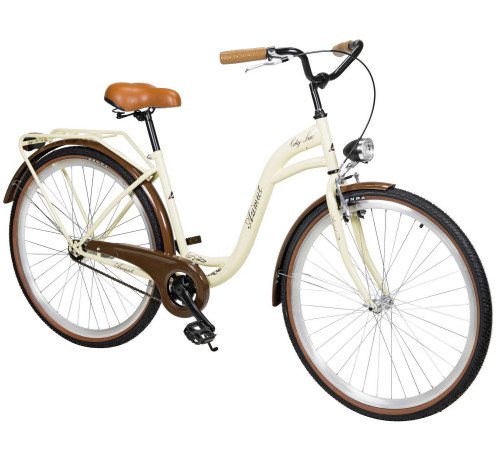 Bicycle AZIMUT City Lux 28" 2025 cream-brown