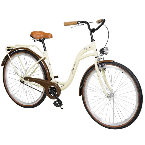 Bicycle AZIMUT City Lux 28" 2025 cream-brown