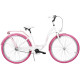 Bicycle AZIMUT City Lux 28" 2025 white-pink