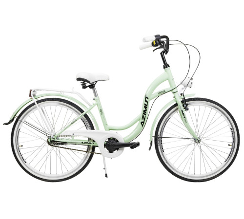 Bicycle AZIMUT Vintage 26" 3-speed 2023 mint-white