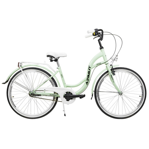 Bicycle AZIMUT Vintage 26" 3-speed 2023 mint-white