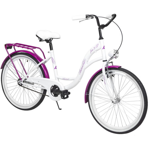 Bicycle AZIMUT Julie 24" 2023 white-violet