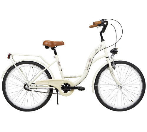 Bicycle AZIMUT Julie 24" 3-speed 2023 light cream