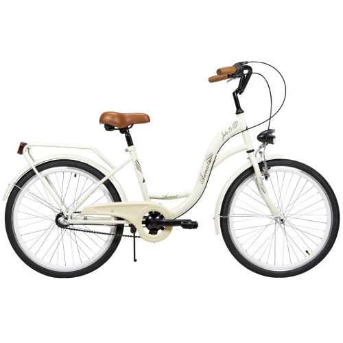 Bicycle AZIMUT Julie 24" 3-speed 2023 light cream