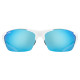 Glasses Uvex Blaze III white black mat / mirror blue