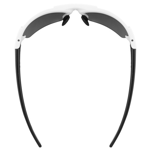 Glasses Uvex Blaze III white black mat / mirror blue