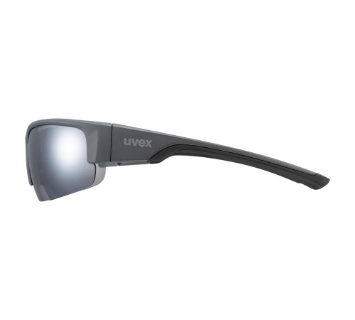 Glasses Uvex Sportstyle 215 grey mat / litemirror silver