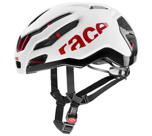 Helmet Uvex Race 9 white-red-53-57CM