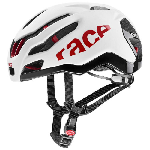 Helmet Uvex Race 9 white-red-53-57CM