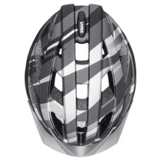 Velo ķivere Uvex Air wing cc black-silver mat-52-57CM
