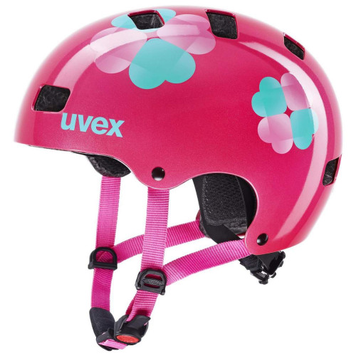 Helmet Uvex Kid 3 pink flower-55-58CM