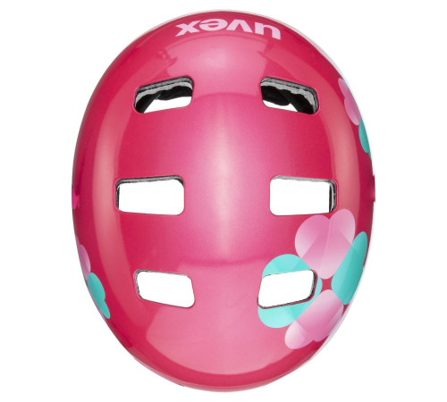 Helmet Uvex Kid 3 pink flower-55-58CM
