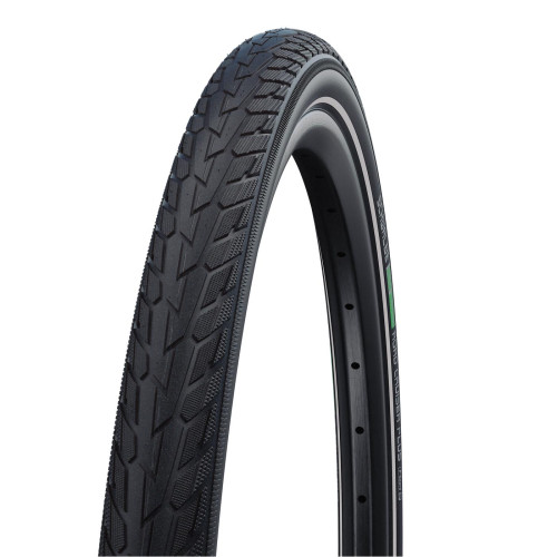 Tire 28" Schwalbe Road Cruiser Plus HS 484 Active Wired 50-622 / 29x2.00 GreenCompound Reflex