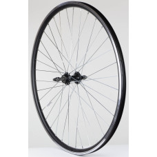 Aizmugurējais ritenis 28" Alu freewheel rumba (mašīnas gultņi), DoubleWall black aploce