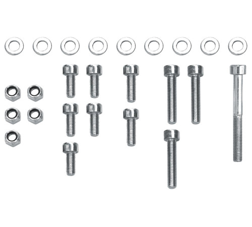 Mudguard fixing elements SKS frame mounting kit silver