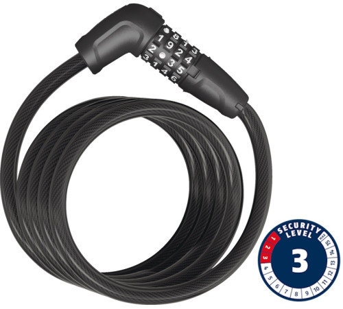 Lock Abus Numero 5510C/180 BK