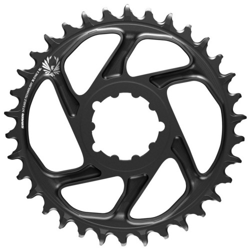 Priekšējā ķēdes riteņa Sram X-Sync2 Eagle Boost Steel DirectMount offset 3mm 11/12-speed 34T