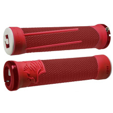 Stūres rokturu ODI AG-2 Signature V2.1 Lock-On Red/Fire Red