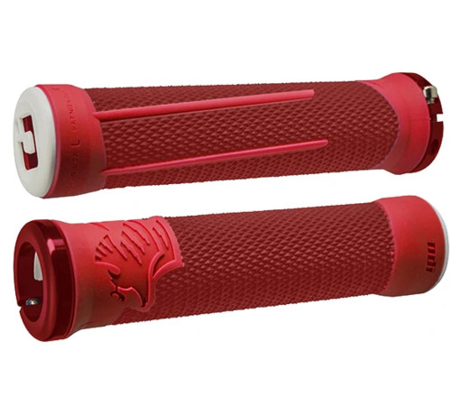 Grips ODI AG-2 Signature V2.1 Lock-On Red/Fire Red
