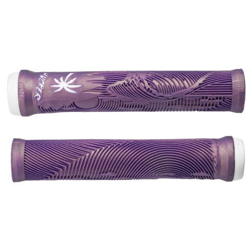 Stūres rokturu ODI Hucker Signature 160mm No Flange Purple/White